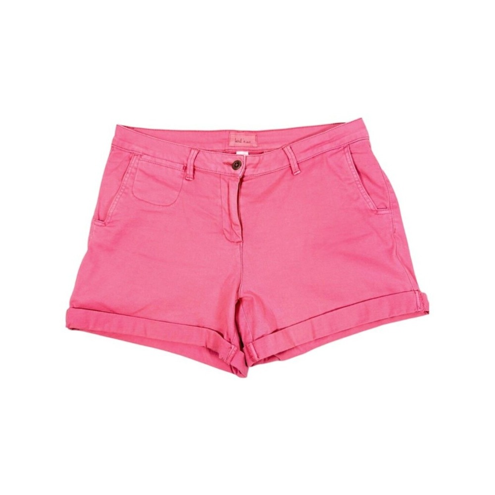 Land &‎ Sea Cotton Stretch Pink Button Fly Casual Summer Shorts Size 10